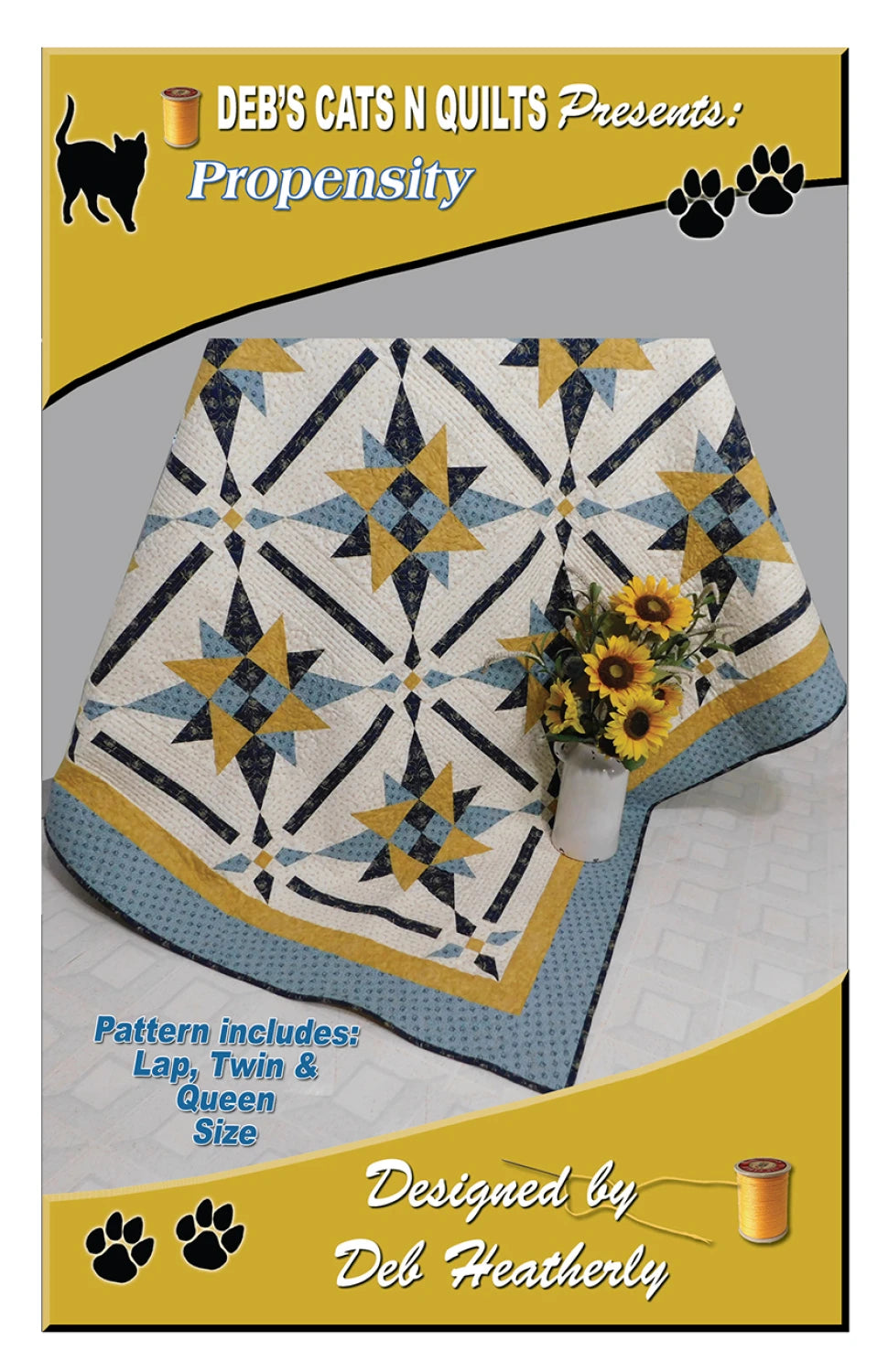 Propensity Quilt Pattern by Deb Heatherly
