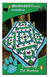 Grandeur Quilt Pattern by Deb Heatherly - Deb's Cats N Quilts (DH2515)