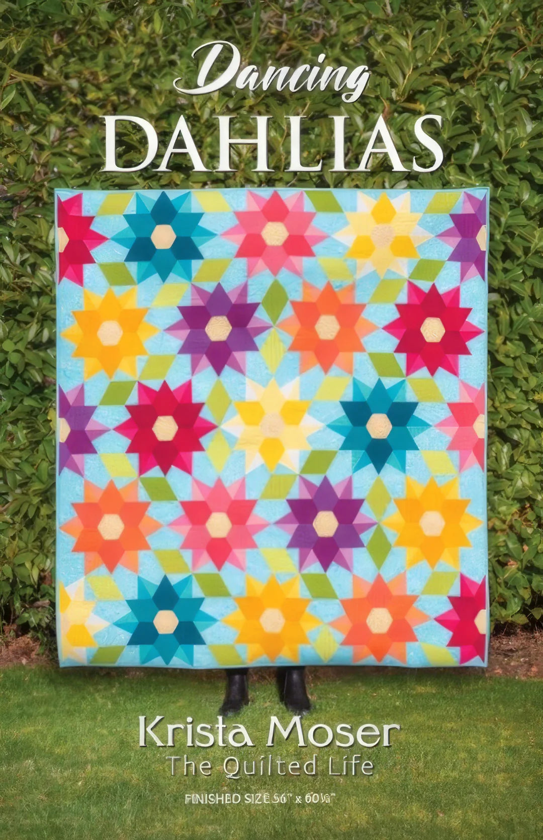Dancing Dahlias Quilt Pattern by Krista Moser of The Quilted Life 10034