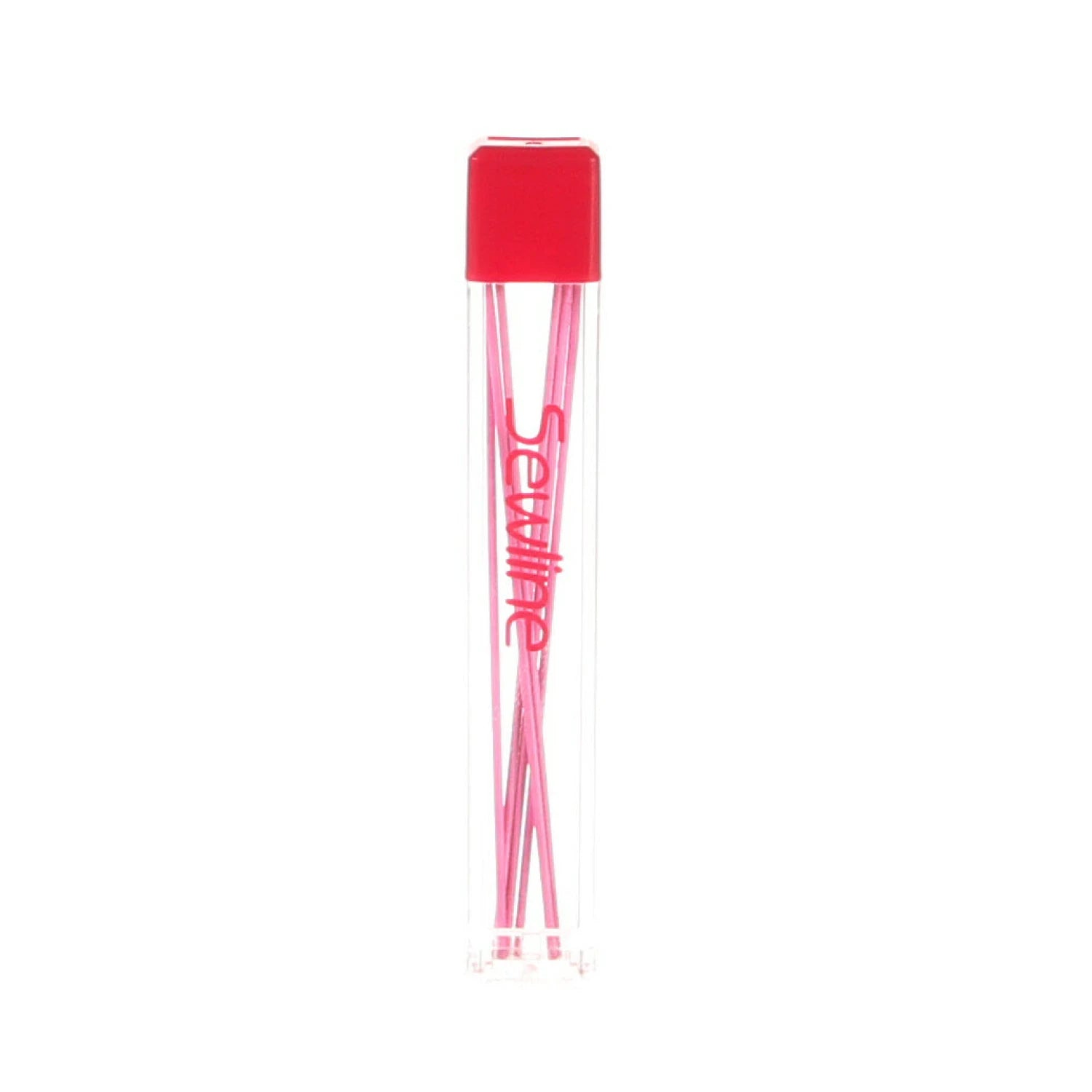 Sewline pink ceramic lead refills 0.9mm for fabric marking pencils, 6 count