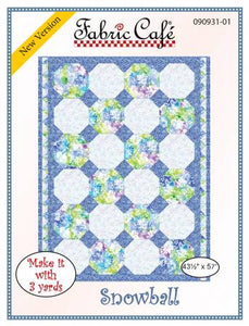 Snowball 3-Yard Quilt Pattern by Donna Robertson SKU FC090931-01