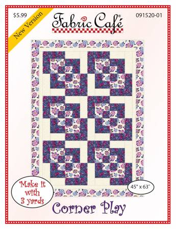 Corner Play 3-Yard Quilt Pattern by Donna Robertson SKU FC091520-01