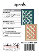 Spools 3-Yard Quilt Pattern by Donna Robertson SKU FC091621-01