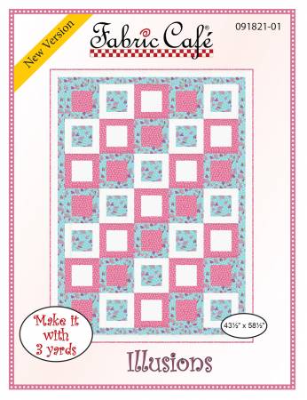 Illusions 3-Yard Quilt Pattern by Donna Robertson SKU FC091821-01