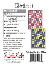Illusions 3-Yard Quilt Pattern by Donna Robertson SKU FC091821-01