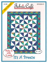It's A Breeze 3-Yard Quilt Pattern by Donna Robertson SKU FC091826-01