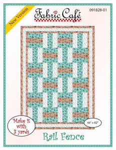 Rail Fence 3-Yard Quilt Pattern by Donna Robertson SKU FC091828-01
