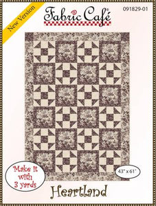 Heartland 3-Yard Quilt Pattern by Donna Robertson SKU FC091829-01