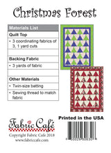 Christmas Forest 3-Yard Quilt Pattern by Donna Robertson SKU FC091830-01