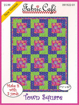 Town Square 3-Yard Quilt Pattern by Donna Robertson SKU FC091922-01