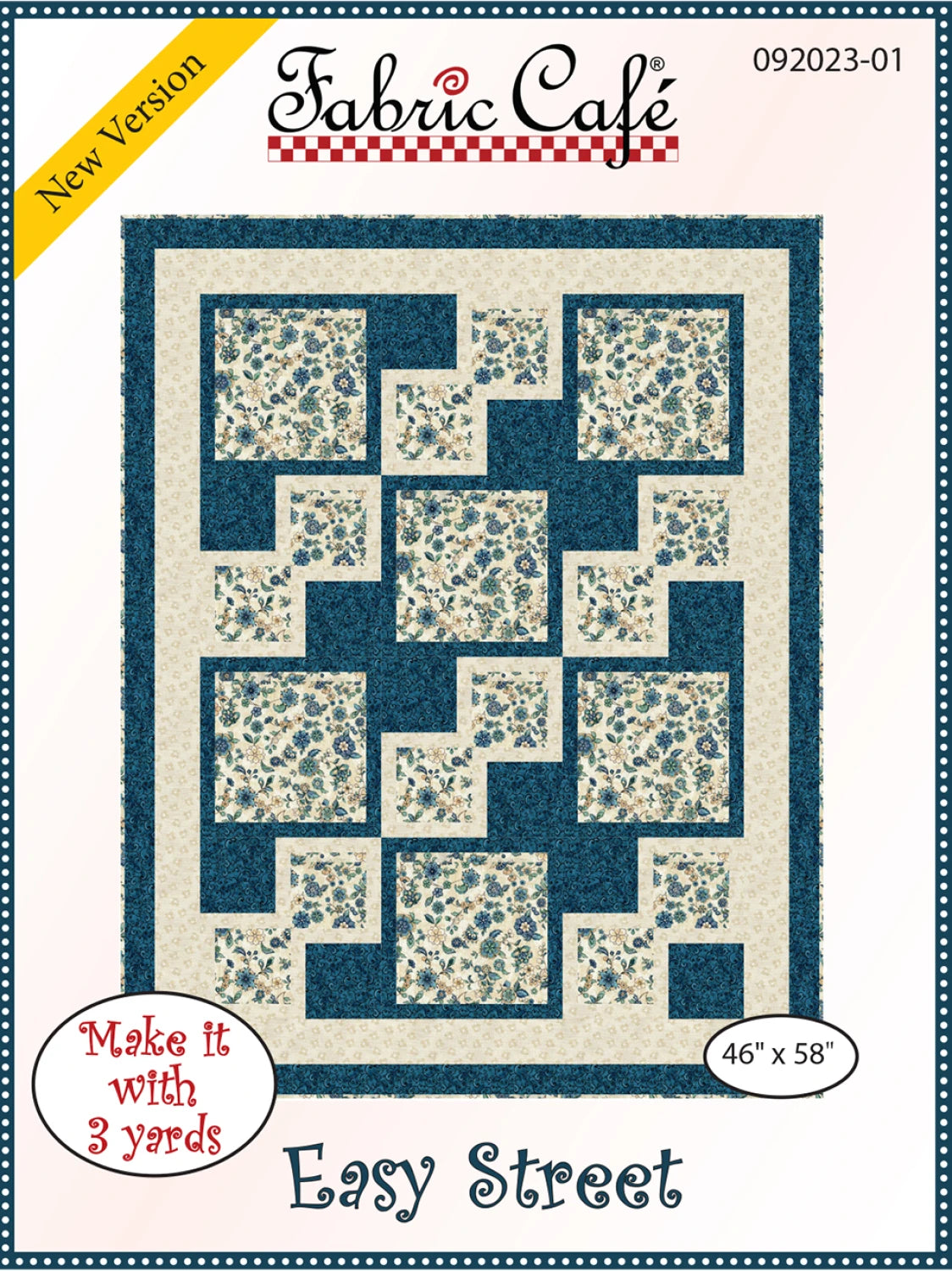 Easy Street 3-Yard Quilt Pattern by Donna Robertson SKU FC092023-01