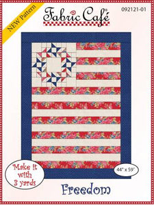 Freedom 3-Yard Quilt Pattern by Donna Robertson SKU FC092121-01