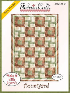 Courtyard 3-Yard Quilt Pattern by Donna Robertson SKU FC092124-01