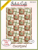Courtyard 3-Yard Quilt Pattern by Donna Robertson SKU FC092124-01