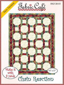 Chain Reaction 3-Yard Quilt Pattern by Donna Robertson SKU FC092130-01