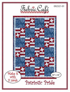 Patriotic Pride 3-Yard Quilt Pattern by Donna Robertson SKU FC092321-01