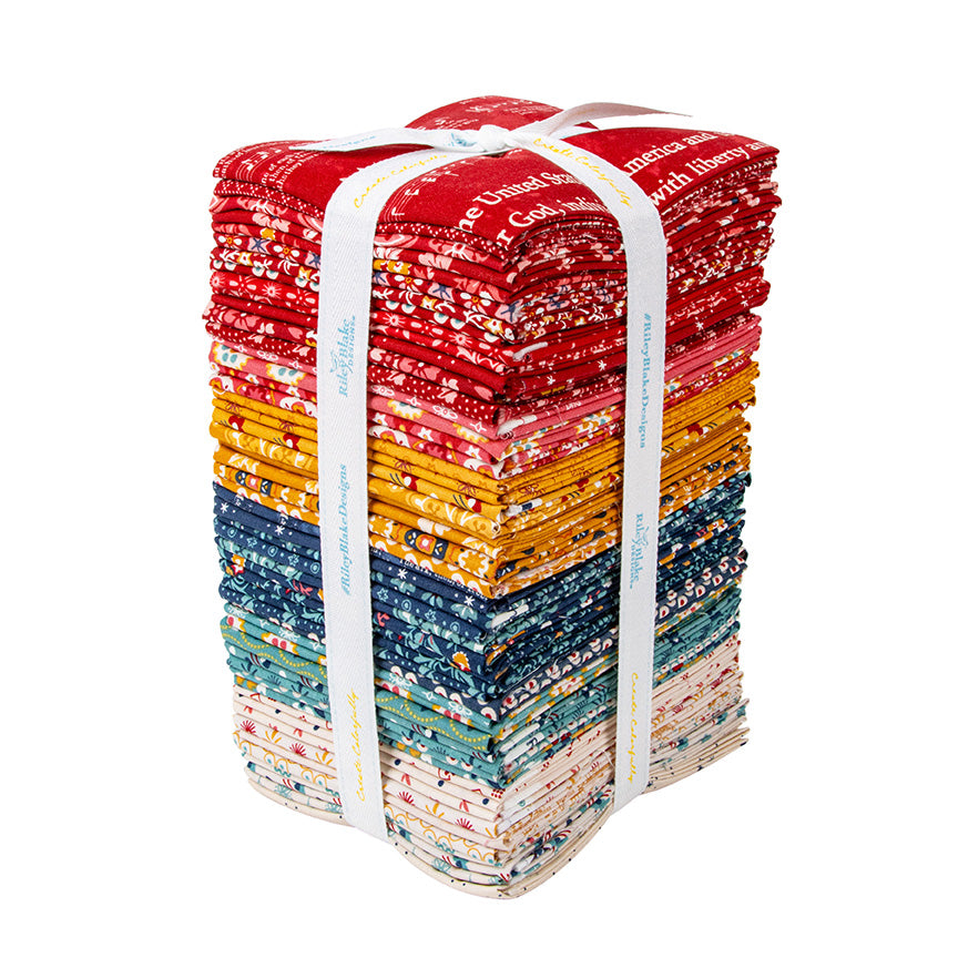 52-Piece Fat Quarter Bundle--Americana by Lori Holt of Bee in My Bonnet for Riley Blake Designs