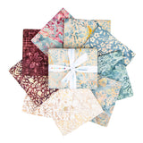 9-Piece Fat Quarter Bundle - Floral Grid - Old China Expressions Batiks by Riley Blake Designs SKU FQ-23465B-9