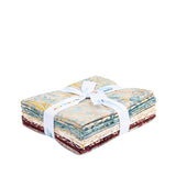 9-Piece Fat Quarter Bundle - Floral Grid - Old China Expressions Batiks by Riley Blake Designs SKU FQ-23465B-9