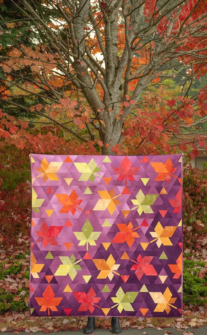 Fall Foliage Quilt Pattern by Krista Moser of The Quilted Life 10032