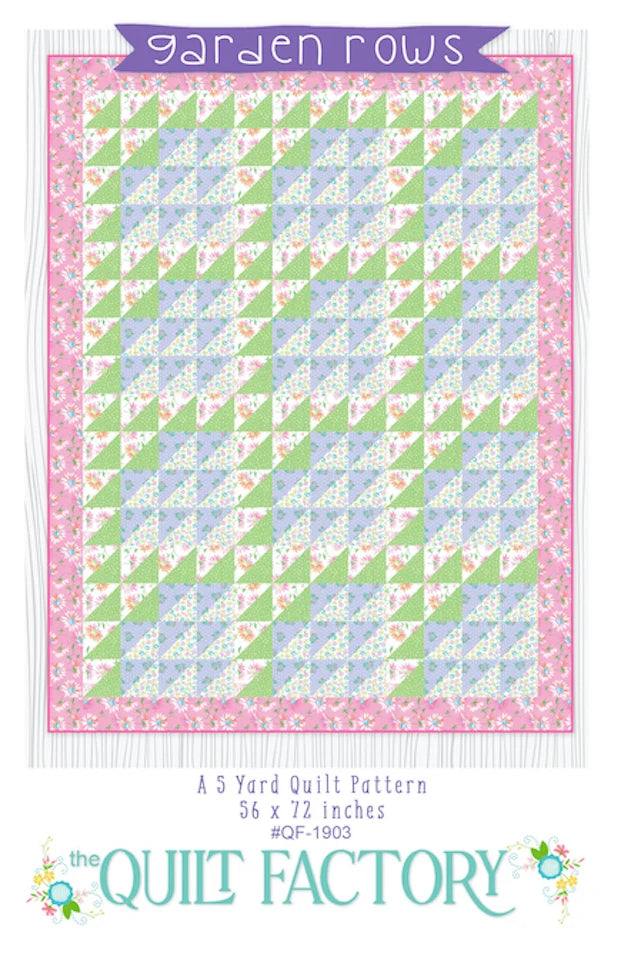 Garden Rows--A Fab 5 Quilt Pattern by Deb Grogan