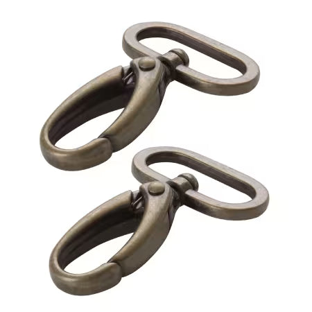 ByAnnie™ 1.5" Metal Swivel Snap Hooks - 3 Finishes (Set of 2)