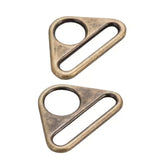 ByAnnie™ 1.5" Metal Flat Triangle Rings - 3 Finishes (Set of 2)