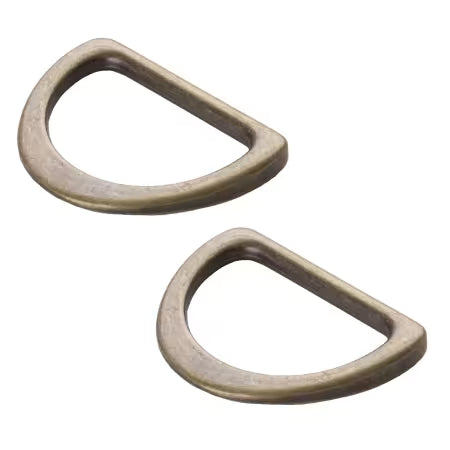 ByAnnie™ 1" D-Rings – 3 Finishes (Pack of 2)