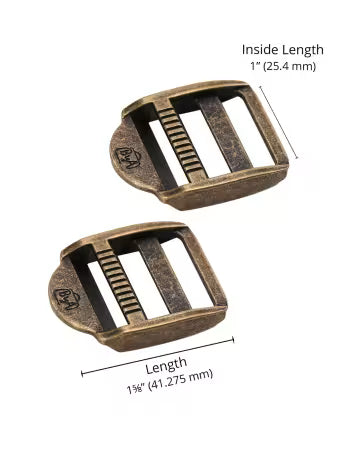 ByAnnie™ 1" Metal Strap Adjusters – 3 Finishes (Pack of 2)
