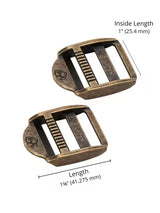 ByAnnie™ 1" Metal Strap Adjusters – 3 Finishes (Pack of 2)