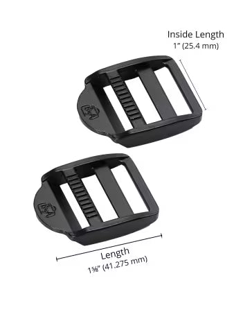 ByAnnie™ 1" Metal Strap Adjusters – 3 Finishes (Pack of 2)