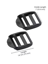 ByAnnie™ 1" Metal Strap Adjusters – 3 Finishes (Pack of 2)