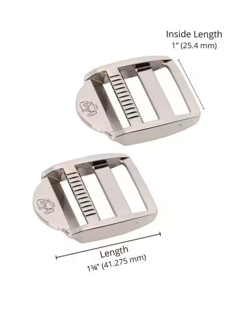 ByAnnie™ 1" Metal Strap Adjusters – 3 Finishes (Pack of 2)