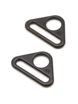 ByAnnie™ 1" Metal Flat Triangle Rings - 3 Finishes (Set of 2)