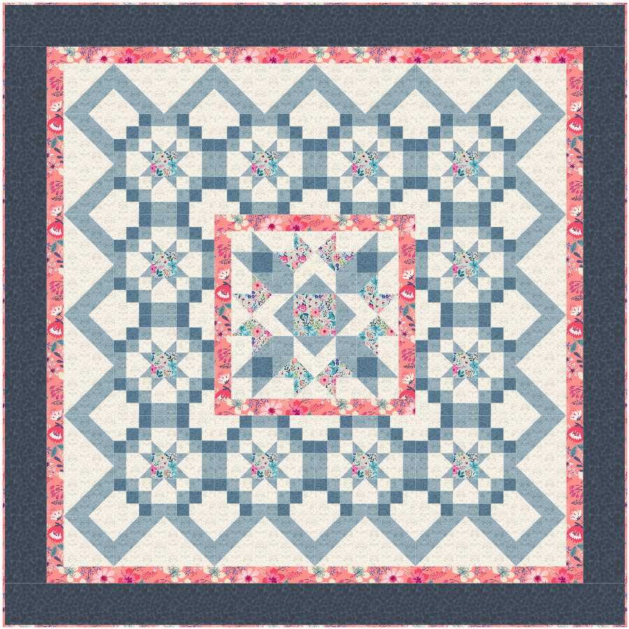 Quilt Kit - All Around by Bound to Be Quilting - Multiple Colorways
