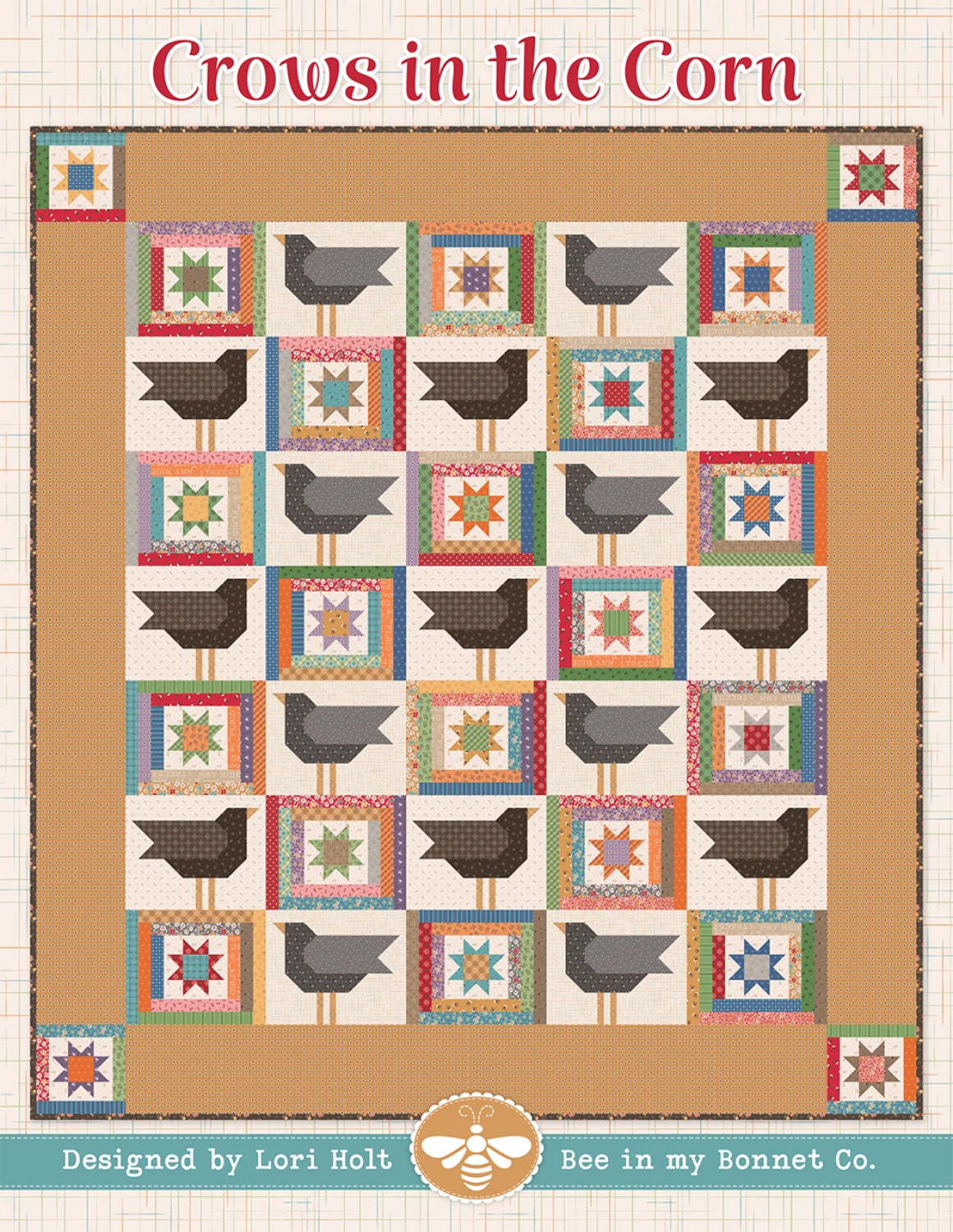 Crows in the Corn Pattern by Lori Holt of Bee in My Bonnet SKU ISE-280