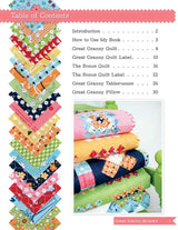 Great Granny Squared 72" x 85" Quilt Pattern Book by Lori Holt of Bee My Bonnet for It's Sew Emma