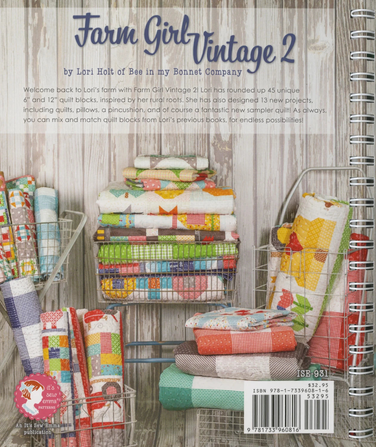 Farm Girl Vintage 2 by Lori Holt of Bee My Bonnet for It's Sew Emma