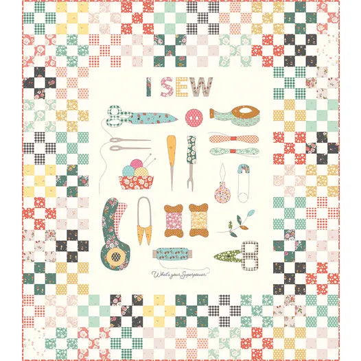 Sunsetridge I Sew Panel Quilt Kit by Minky Kim