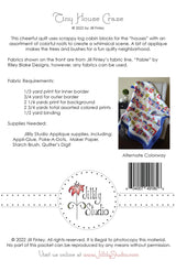 Tiny House Craze Quilt Pattern by Jill Finley of Jillily Studio