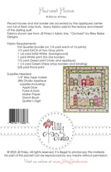Harvest Home Quilt Pattern by Jill Finley of Jillily Studio