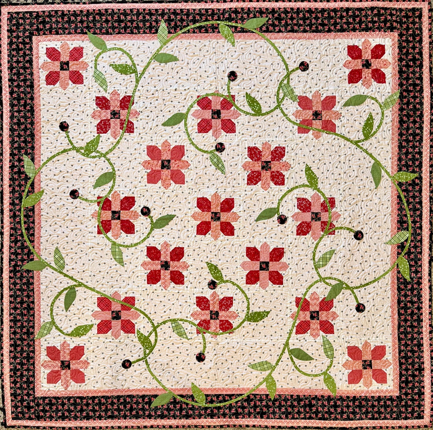 Black-Eyed Judy Quilt Pattern by Jill Finley of Jillily Studio