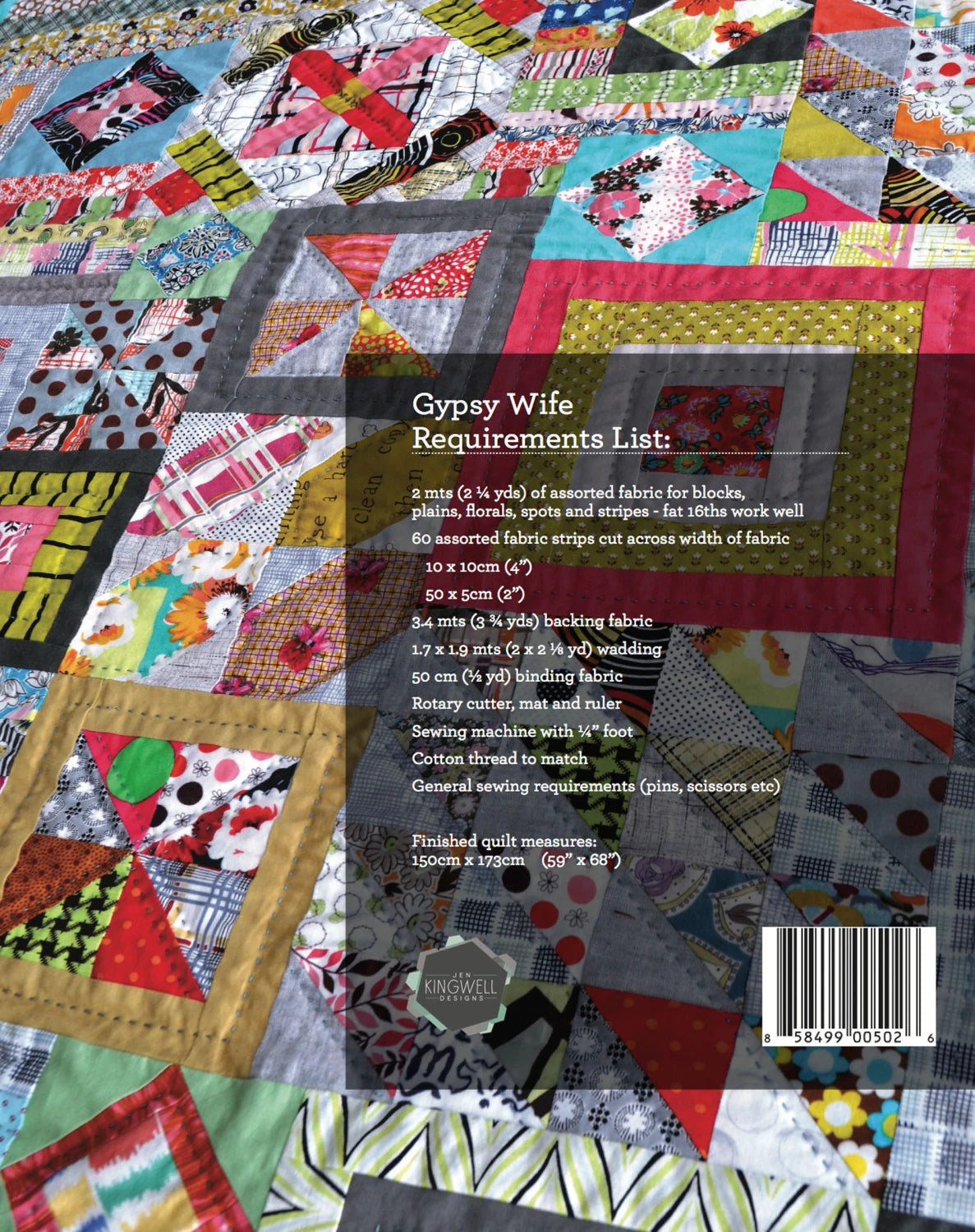 Wanderer's Wife Quilt Pattern by Jen Kingwell