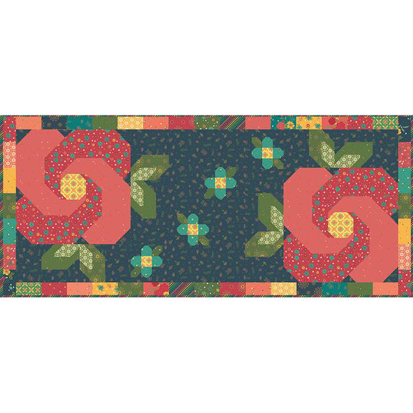 Rose Garden Table Runner Box Kit by Heather Peterson