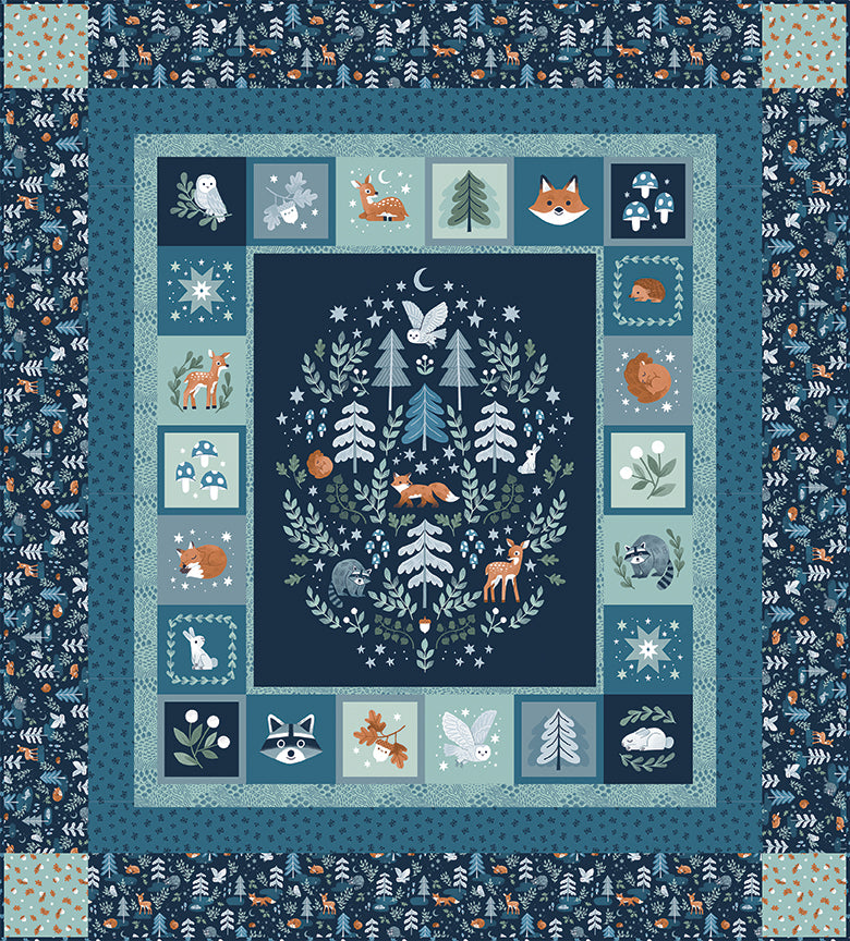 Twilight Creatures Panel Quilt Boxed Kit