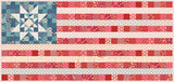 Oh Beautiful Flag Runner and Amber Waves Mini Quilt Kit featuring Americana by Lori Holt