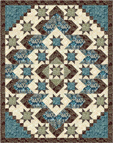 Decorator Jewel Quilt Kit Featuring Decorator Style Expressions Batiks for Riley Blake Designs