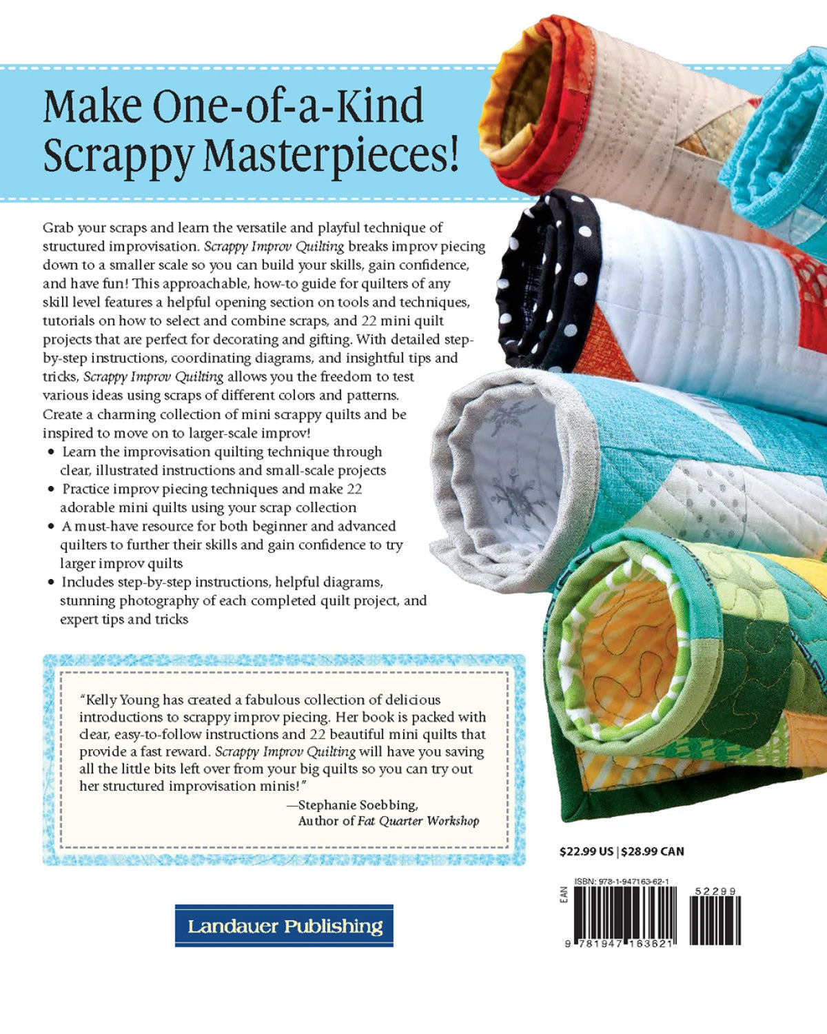 Scrappy Improv Quilting by Kelly Young ISBN 978-1947163621