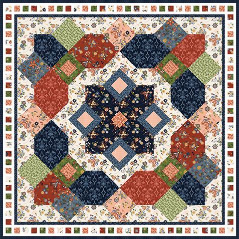 Curated Blooms by Judi Madsen Designs Mama Gypsy Quilt Kit