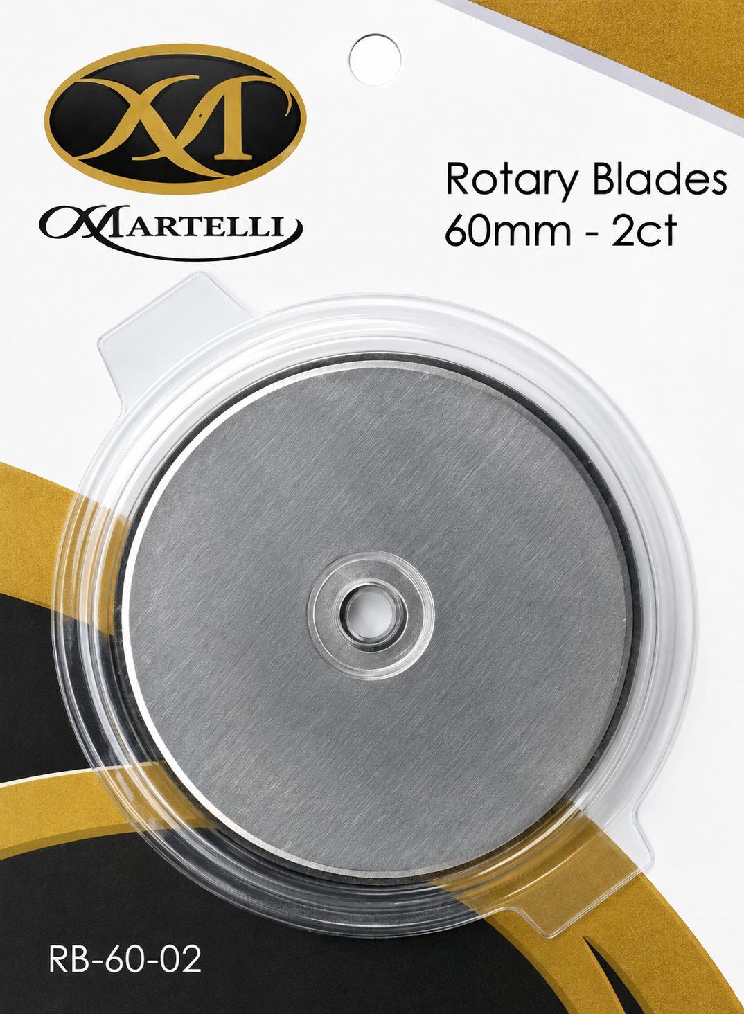 Martelli Rotary Blade Replalcements 60mm, 2 per package